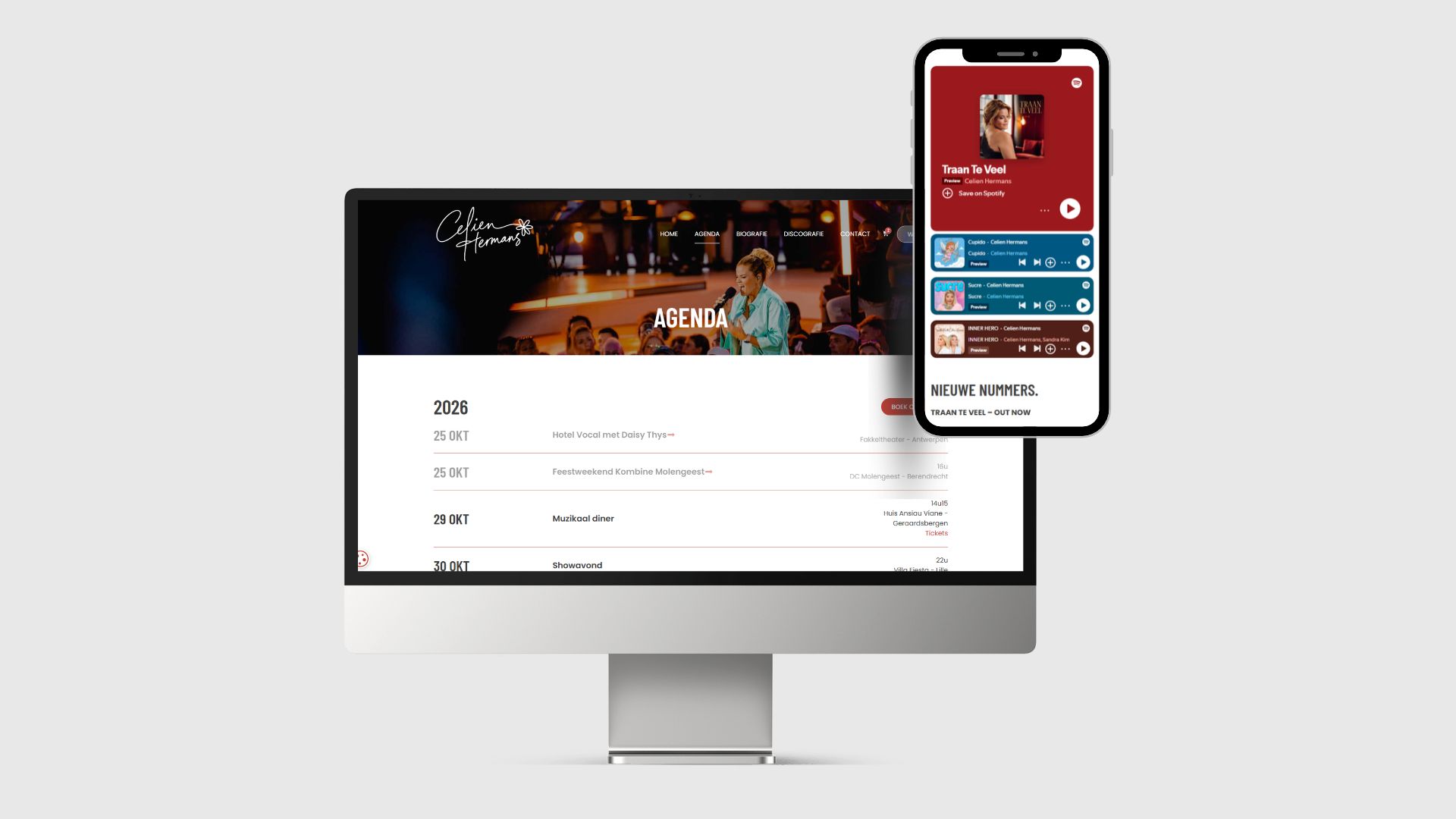 Website voor Celien Hermans